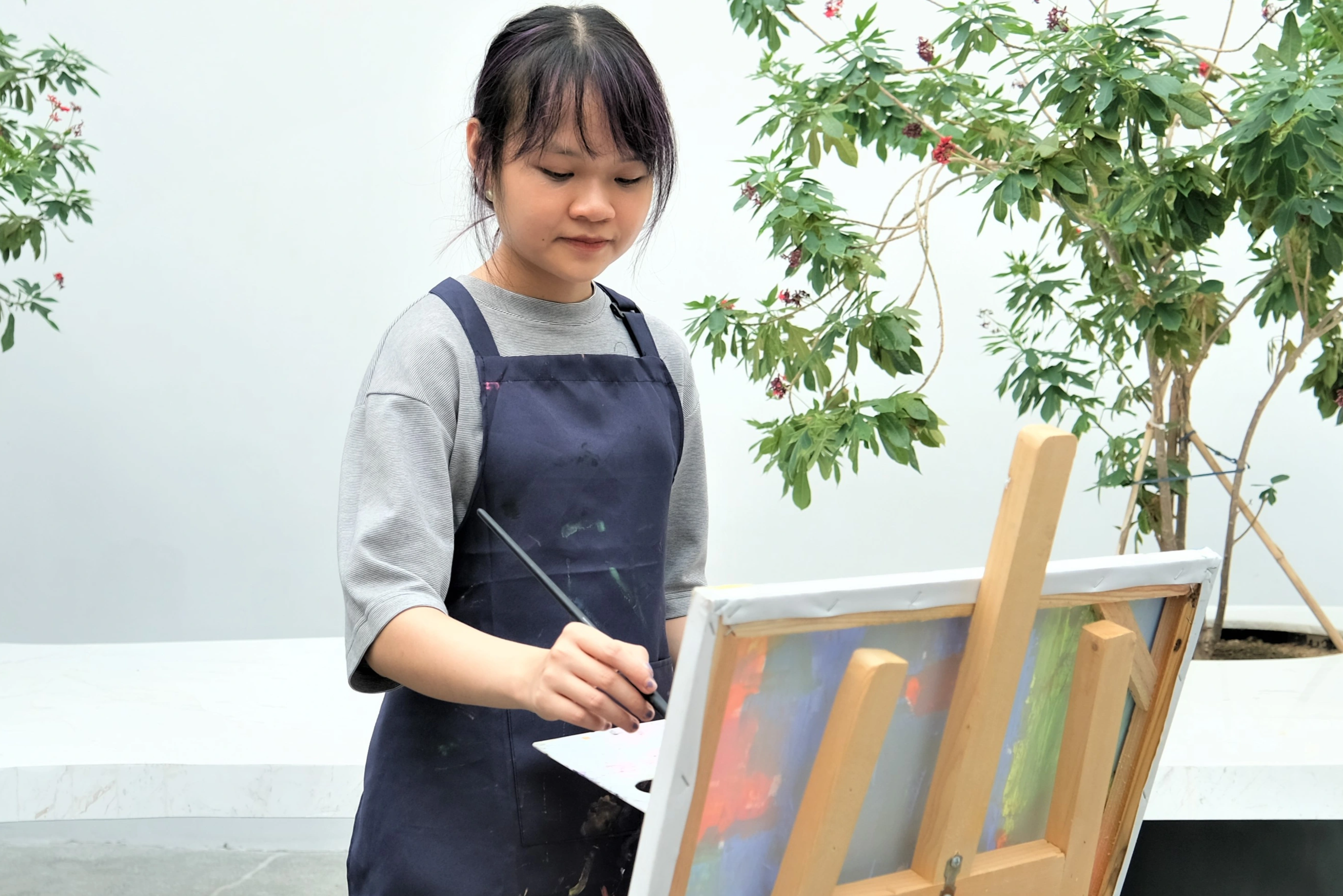 View - Nữ sinh giành học bổng nghệ thuật và cảm hứng bài luận từ em gái | Báo Dân trí
