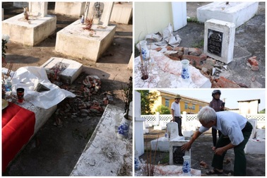 Sở Nội vụ tỉnh Phú Thọ thông tin về vụ mộ liệt sỹ ở nghĩa trang bị đục phá