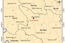 Động đất ở Hòa Bình gây rung chấn khu vực xung quanh