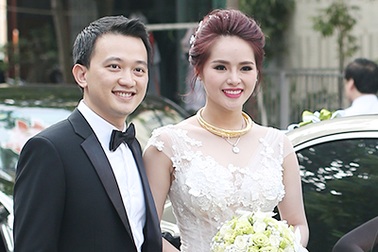 Hoa khôi Thể thao Lại Hương Thảo hạnh phúc ngày lên xe hoa