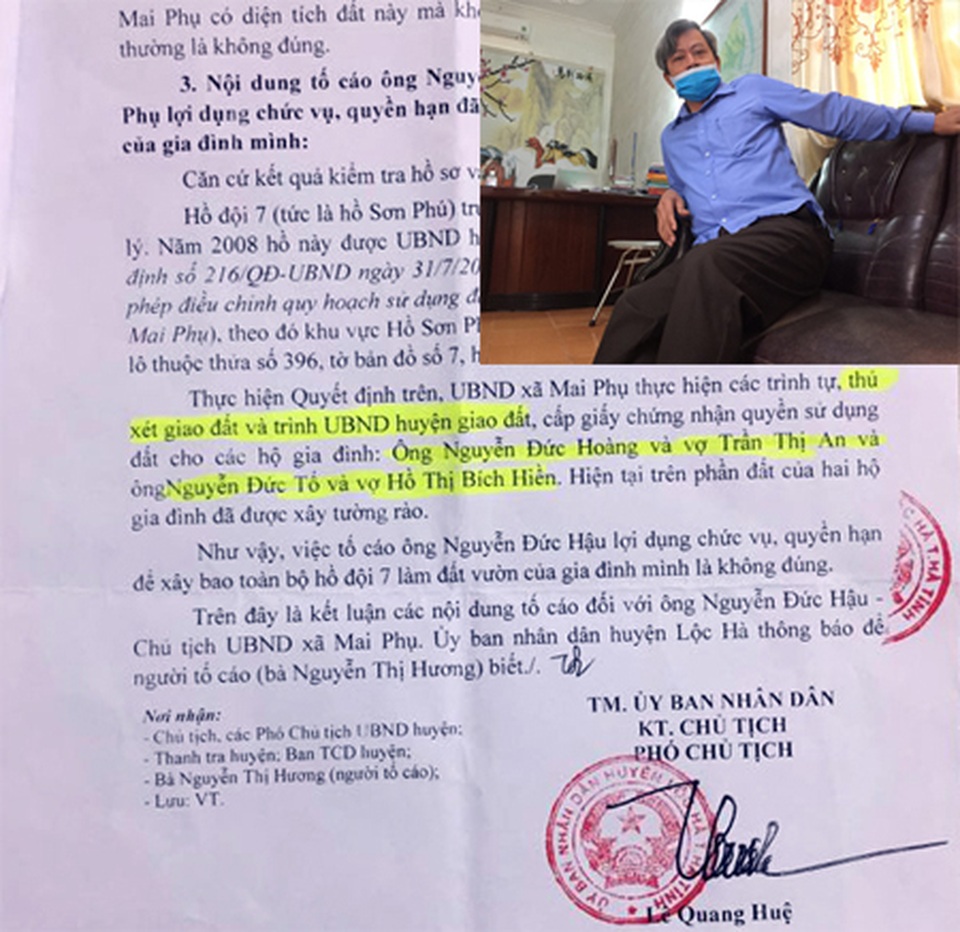 Vụ chủ tịch xã cấp “đất vàng” cho 2 anh trai: Đoàn kiểm tra “trễ hẹn”? - 3 Vụ chủ tịch xã cấp “đất vàng” cho 2 anh trai: Đoàn kiểm tra “trễ hẹn”? - 3