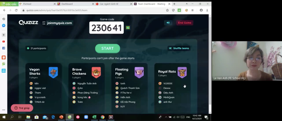 Muôn nẻo sáng kiến học online có 1-0-2 của thầy trò THPT FPT - 3 Muôn nẻo sáng kiến học online có 1-0-2 của thầy trò THPT FPT - 3