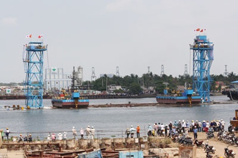 Lai dắt thành công đốt số 1 hầm dìm Thủ Thiêm