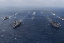 Dàn tàu sân bay Mỹ "thị uy" sức mạnh ở Thái Bình Dương