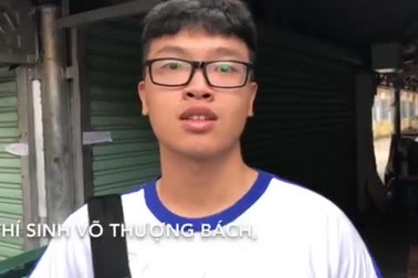 Thí sinh Võ Thượng Bách nhận định về đề thi tổ hợp KHTN