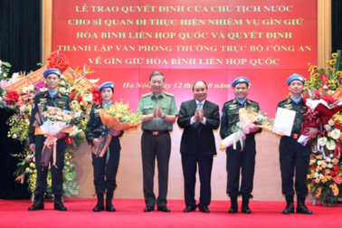 Lần đầu tiên công an Việt Nam tham gia gìn giữ hòa bình Liên hợp quốc
