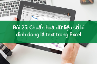Học tin học excel: Hướng dẫn định dạng số liệu trong bảng tính