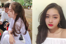 Lại xuất hiện "thiên thần áo dài trắng" có góc nghiêng đẹp như tạc tượng