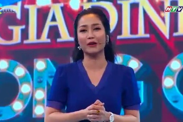 Thiên Khôi và cha hát tại "Gia đình song ca".