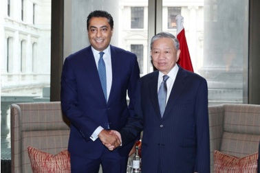 Tổng Bí thư Tô Lâm tiếp lãnh đạo một số tập đoàn, tổ chức tài chính quốc tế