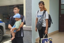 Vợ chồng ôm con 9 tháng tuổi đi bộ về quê vì chủ thầu không trả lương