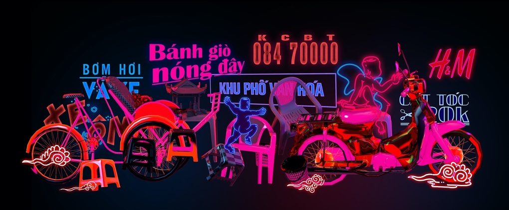 HM Việt Nam kết hợp nghệ sĩ VJ Tùng Monkey tôn vinh nét đẹp đường phố Việt - 1 HM Việt Nam kết hợp nghệ sĩ VJ Tùng Monkey tôn vinh nét đẹp đường phố Việt - 1