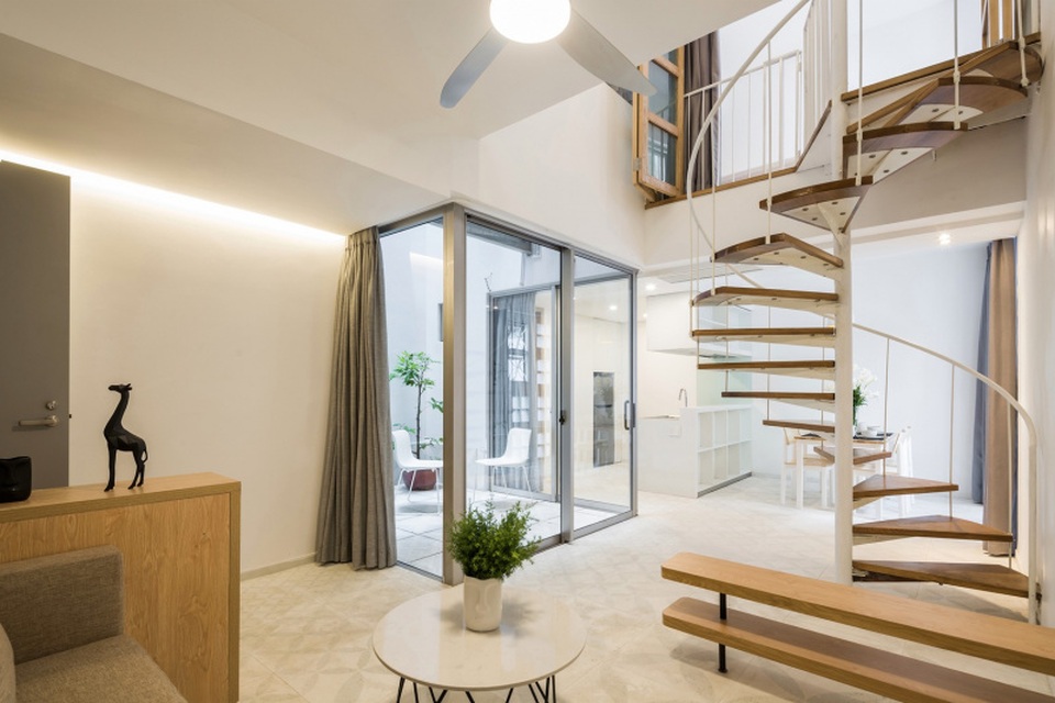 Chiêu độc lấy sáng khiến nhà 5 tầng ở Sài Gòn ngập nắng gió, đẹp cuốn hút - 5