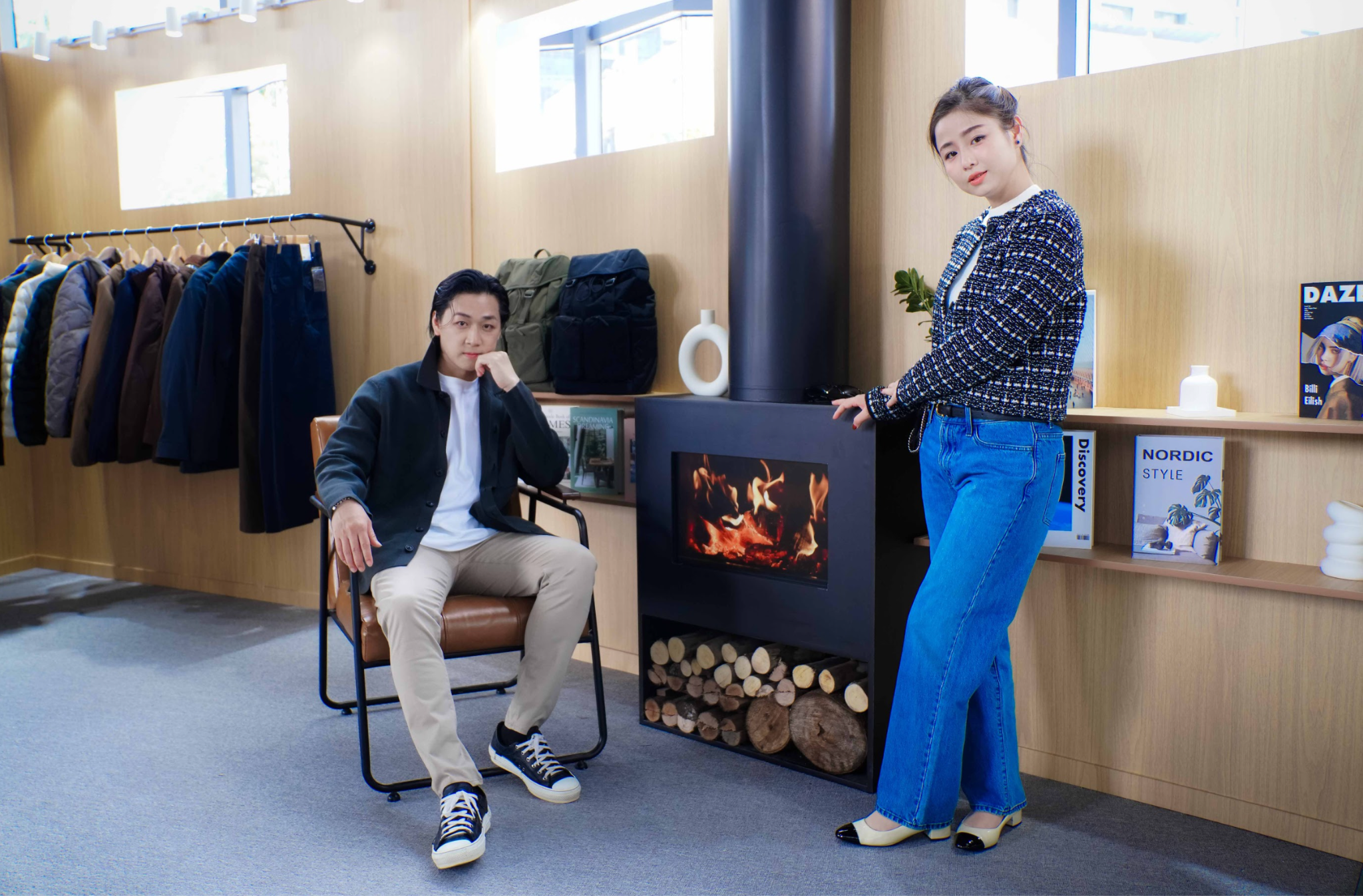 Jeans và len - hai chất liệu phù hợp cho mùa Thu Đông - 7