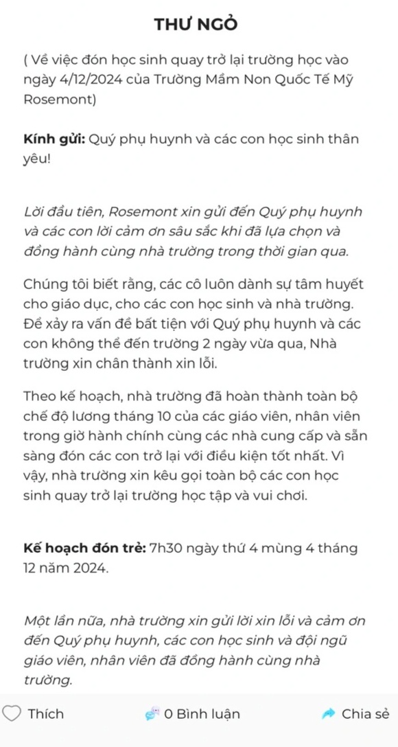 សាលាមត្តេយ្យអន្តរជាតិអាមេរិកាំងបើកដំណើរការឡើងវិញបន្ទាប់ពីគ្រូឈប់សម្រាករយៈពេល 2 ថ្ងៃដោយសារប្រាក់ឈ្នួលមិនបានទទួល - 2 Mầm non quốc tế Mỹ mở cửa lại sau 2 ngày giáo viên bỏ việc vì nợ lương - 2