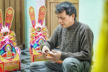 Thủ phủ vàng mã “chạy nước rút” trước ngày ông Công ông Táo về trời