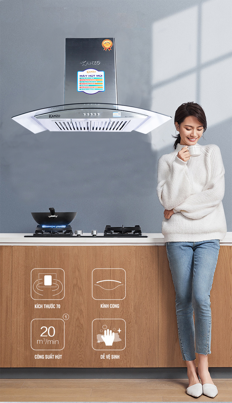 Kanzo và xu hướng thiết bị nhà bếp an toàn, hiện đại - 4 Kanzo và xu hướng thiết bị nhà bếp an toàn, hiện đại - 4