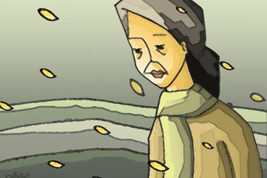 Bà tôi không “đi chợ trời mưa”!