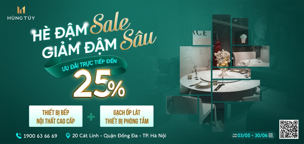 Showroom Hùng Túy ưu đãi lên đến 25% chào hè - 1 Showroom Hùng Túy ưu đãi lên đến 25% chào hè - 1