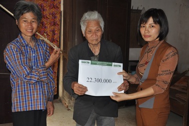 Hơn 22 triệu đồng tiếp tục đến với cụ Vũ Văn Lâm