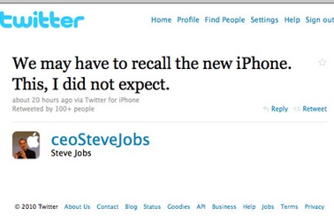 Rộ tin đồn nhảm iPhone 4 sẽ bị thu hồi