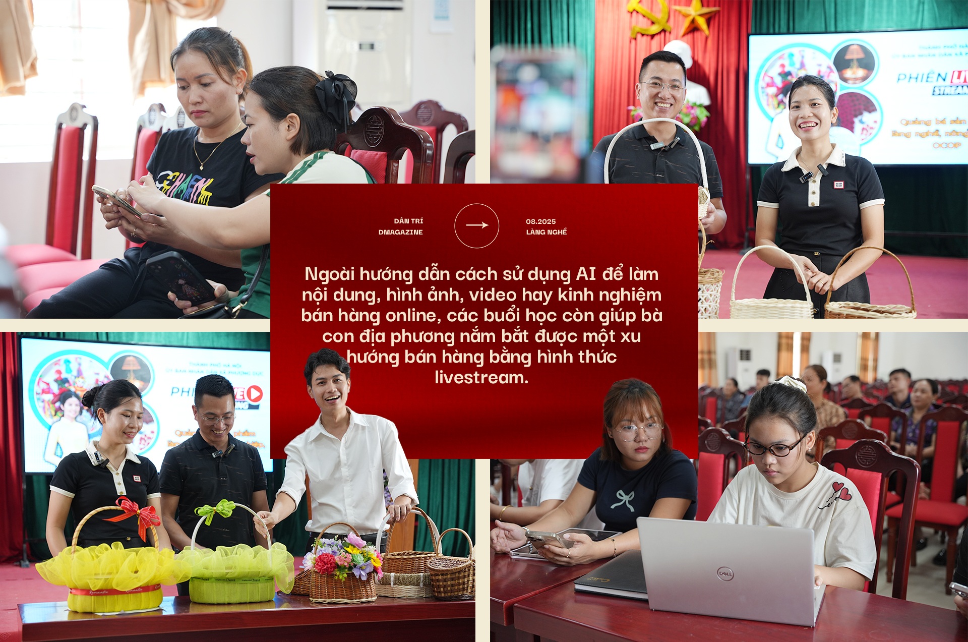 ทั้งหมู่บ้านเรียนรู้การถ่ายทอดสด Gen Z ดิจิทัลมรดก มุ่งมั่นที่จะรักษาแก่นแท้ของงานฝีมือเวียดนาม - 13 Cả làng học livestream, Gen Z số hóa di sản quyết giữ tinh hoa nghề Việt - 13