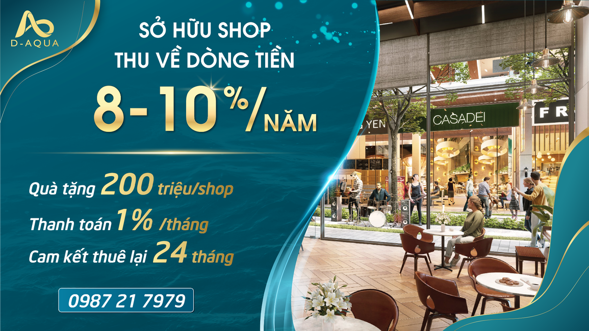Shop thương mại D-Aqua hấp dẫn nhà đầu tư - 3 Shop thương mại D-Aqua hấp dẫn nhà đầu tư - 3