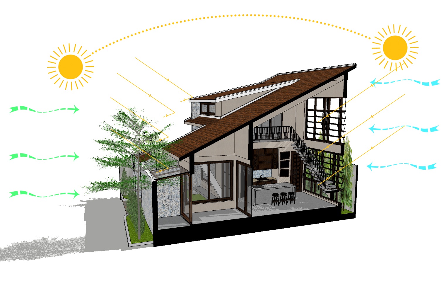 Con gái xây nhà quê giữa phố tặng bố mẹ tuổi xế chiều - 11 Con gái xây nhà quê giữa phố tặng bố mẹ tuổi xế chiều - 11