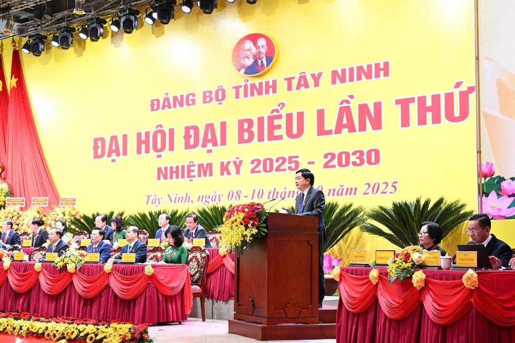 Đại hội Đảng bộ tỉnh Tây Ninh mở ra giai đoạn phát triển đột phá mới - 1 Đại hội Đảng bộ tỉnh Tây Ninh mở ra giai đoạn phát triển đột phá mới - 1