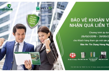 Bảo vệ khoản vay, nhận quà liền tay cùng Vietcombank-Cardif