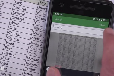 Hướng dẫn dùng smartphone để chuyển dữ liệu từ giấy sang bảng biểu dễ dàng