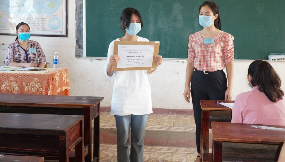 Điểm thi giãn cách vào lớp 10 của Nghệ An: Mỗi phòng thi tối đa 11 thí sinh - 12 Điểm thi giãn cách vào lớp 10 của Nghệ An: Mỗi phòng thi tối đa 11 thí sinh - 12