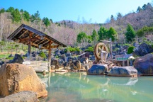 Tắm onsen, ăn cà ri tại suối nước nóng ngoài trời nổi tiếng nhất xứ tuyết
