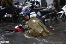 Nhiều nơi mưa to, Hà Nội chất lượng không khí ở mức có hại