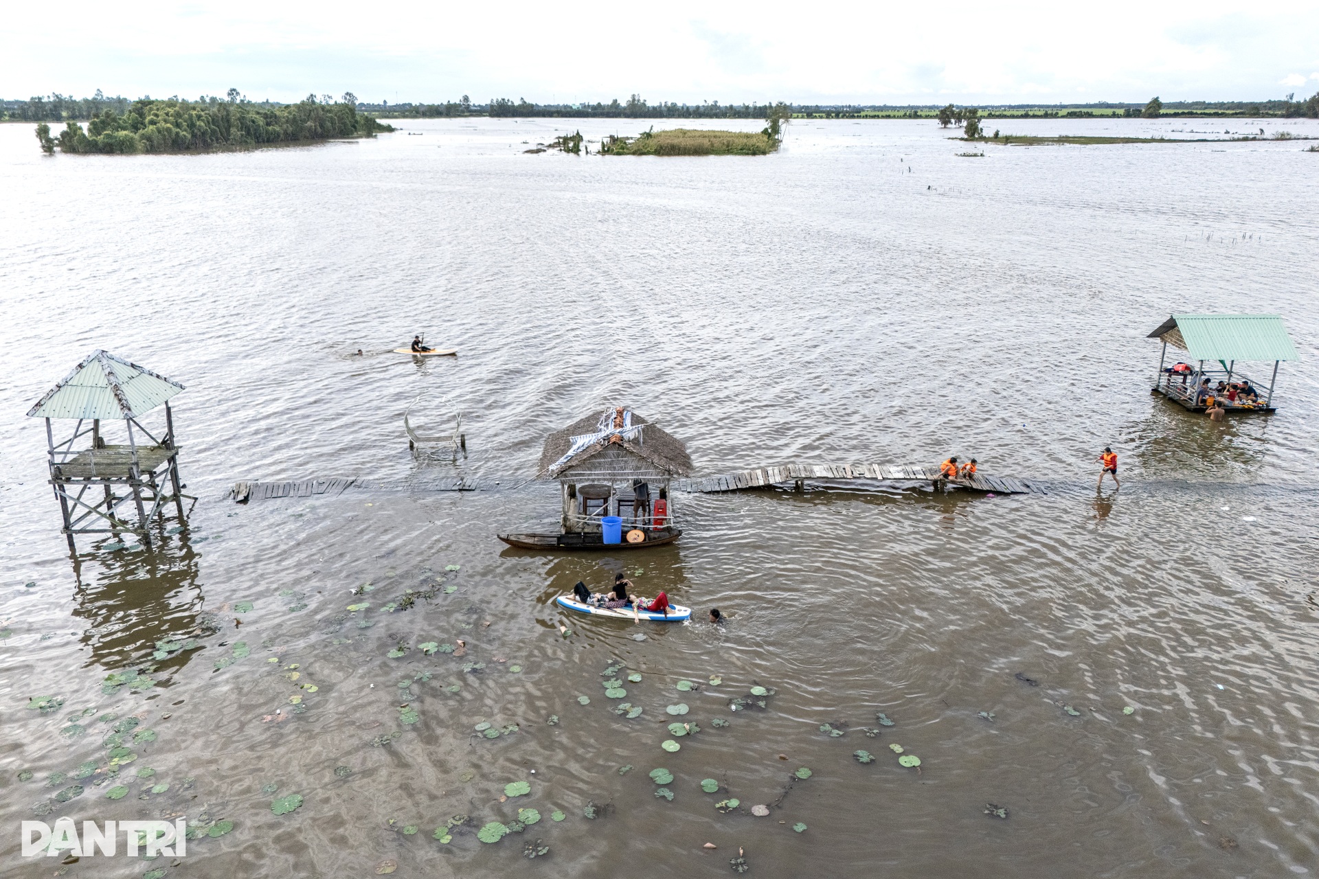Đặc sản tắm đồng mùa nước nổi của người miền Tây - 2