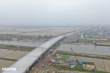 Cầu vượt sông Hóa dự kiến thông xe dịp kỷ niệm ngày giải phóng Hải Phòng