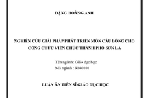 "Luận án tiến sĩ cầu lông" bị Hội đồng thẩm định Bộ GD&ĐT đánh giá chưa đạt
