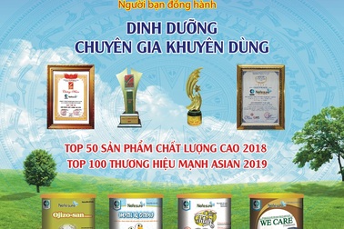Sữa bột Nefesure tiếp tục lọt top sản phẩm Việt chất lượng cùng những giải thưởng giá trị