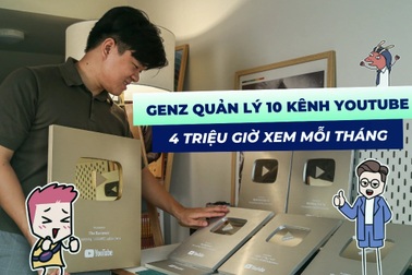 Bí quyết "đơn giản" của GenZ xây 10 kênh YouTube đạt chồng nút bạc