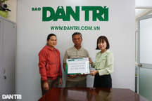 Bé mồ côi mẹ sống với cha bị bệnh động kinh được giúp hơn 127 triệu đồng