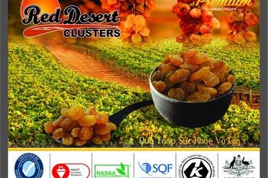 Loạn giá và chất lượng nho khô nguyên cành nhập Úc