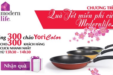 Modern Life tặng chảo Yori Color miễn phí