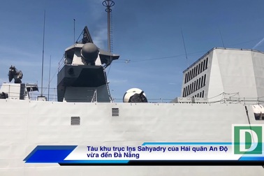 Tàu Hải quân Ấn Độ đến thăm xã giao TP Đà Nẵng