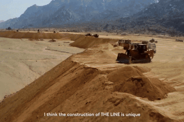 Tòa nhà dài 170km cao 500m đang được thi công giai đoạn đầu tiên