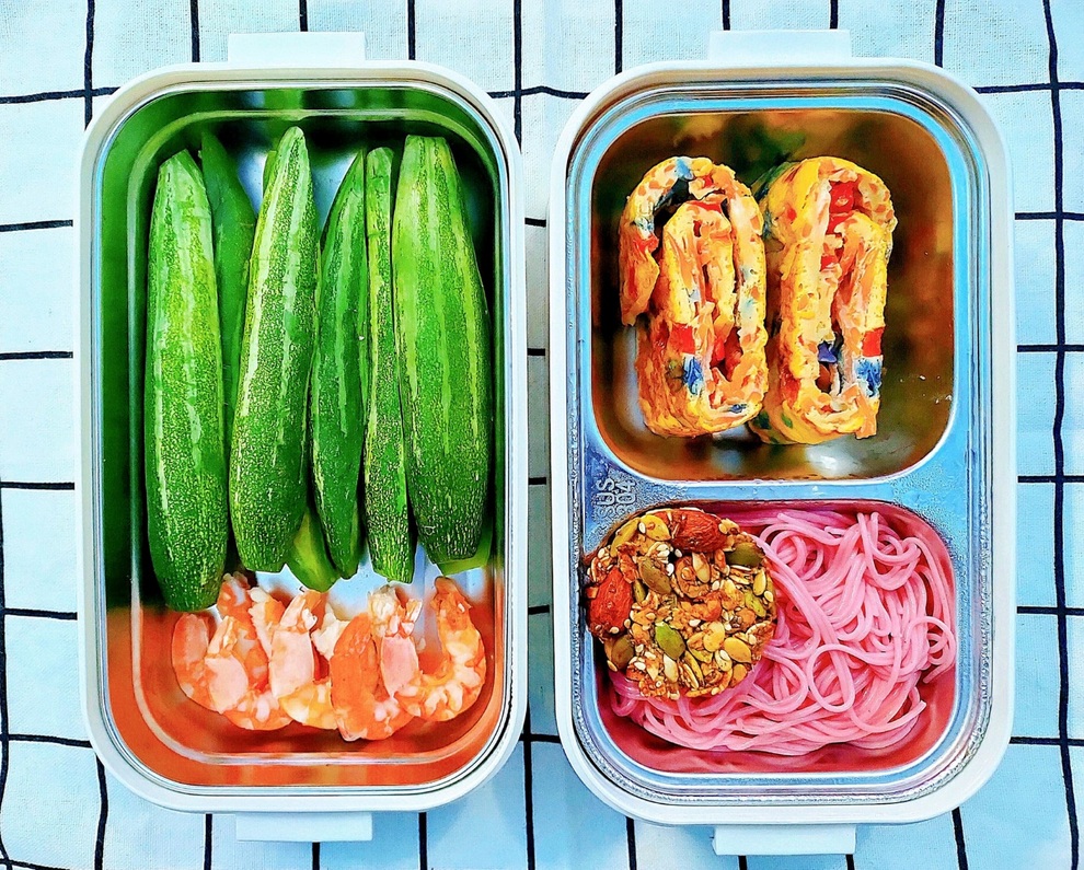 Những hộp cơm eat clean sắc màu, đủ chất dinh dưỡng của cô gái văn phòng - 9 Những hộp cơm eat clean sắc màu, đủ chất dinh dưỡng của cô gái văn phòng - 9
