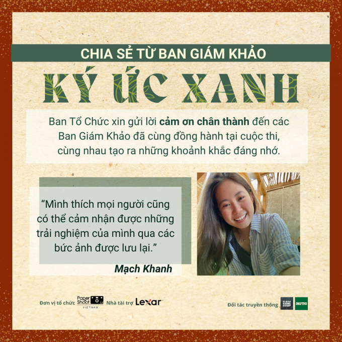 Ban giám khảo chị Mạch Khanh - KOL có lối sống tích cực và năng động.