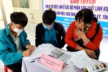 Năm 2021, tỉnh Quảng Nam phấn đấu tỷ lệ lao động qua đào tạo đạt 67%