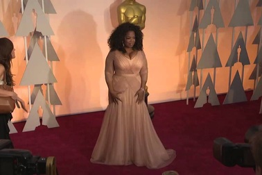 Oprah Winfrey điệu đà dự Oscar