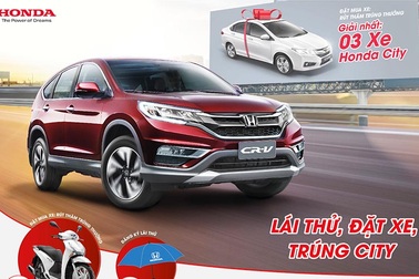 Honda Việt Nam tổ chức chương trình “Lái thử, trúng thật”