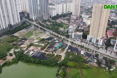 Những lô đất làm nhà ở xã hội đang quây tôn tại quận Nam Từ Liêm